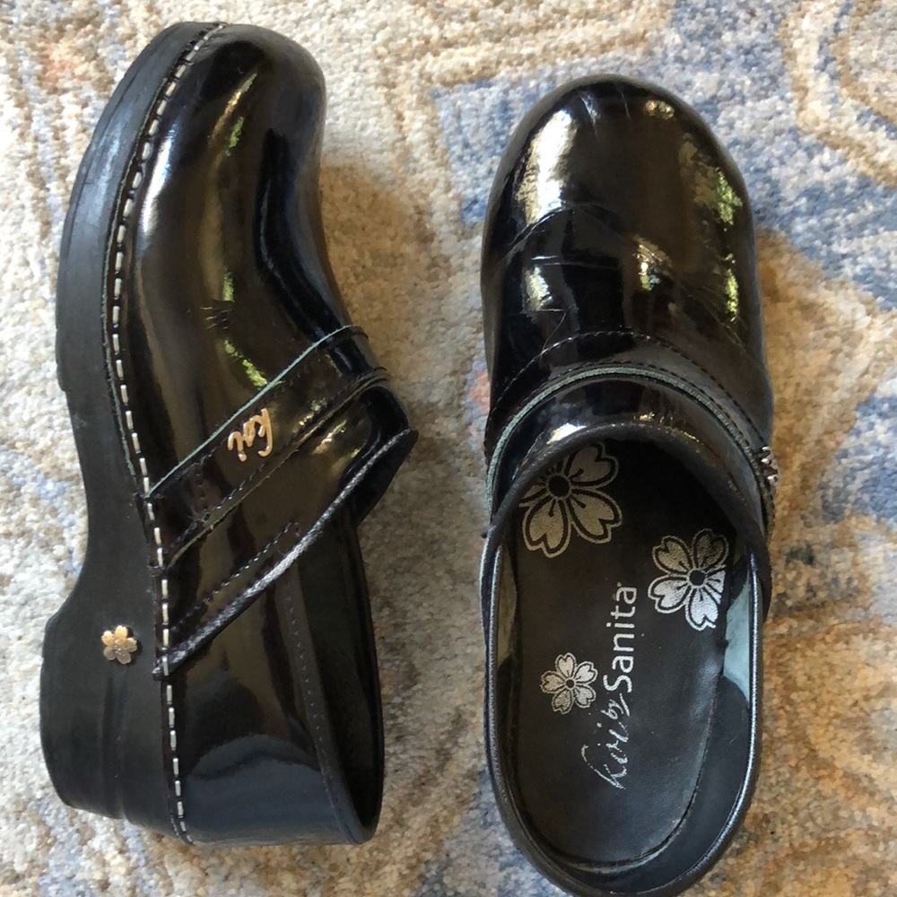 Koi by Sanita Black Clogs Size 38